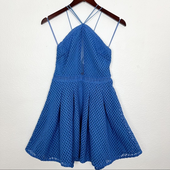 Stylestalker Blue Monroe Mini Dress Size Medium - Picture 4 of 12